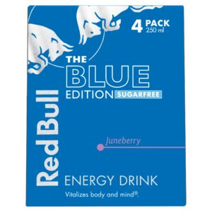 Red Bull Sugar Free Blue Edition Juneberry 4×250ml