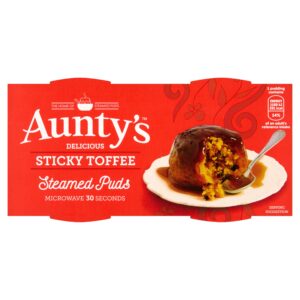 Aunty’s Sticky Toffee Steamed Puddings 2×95g
