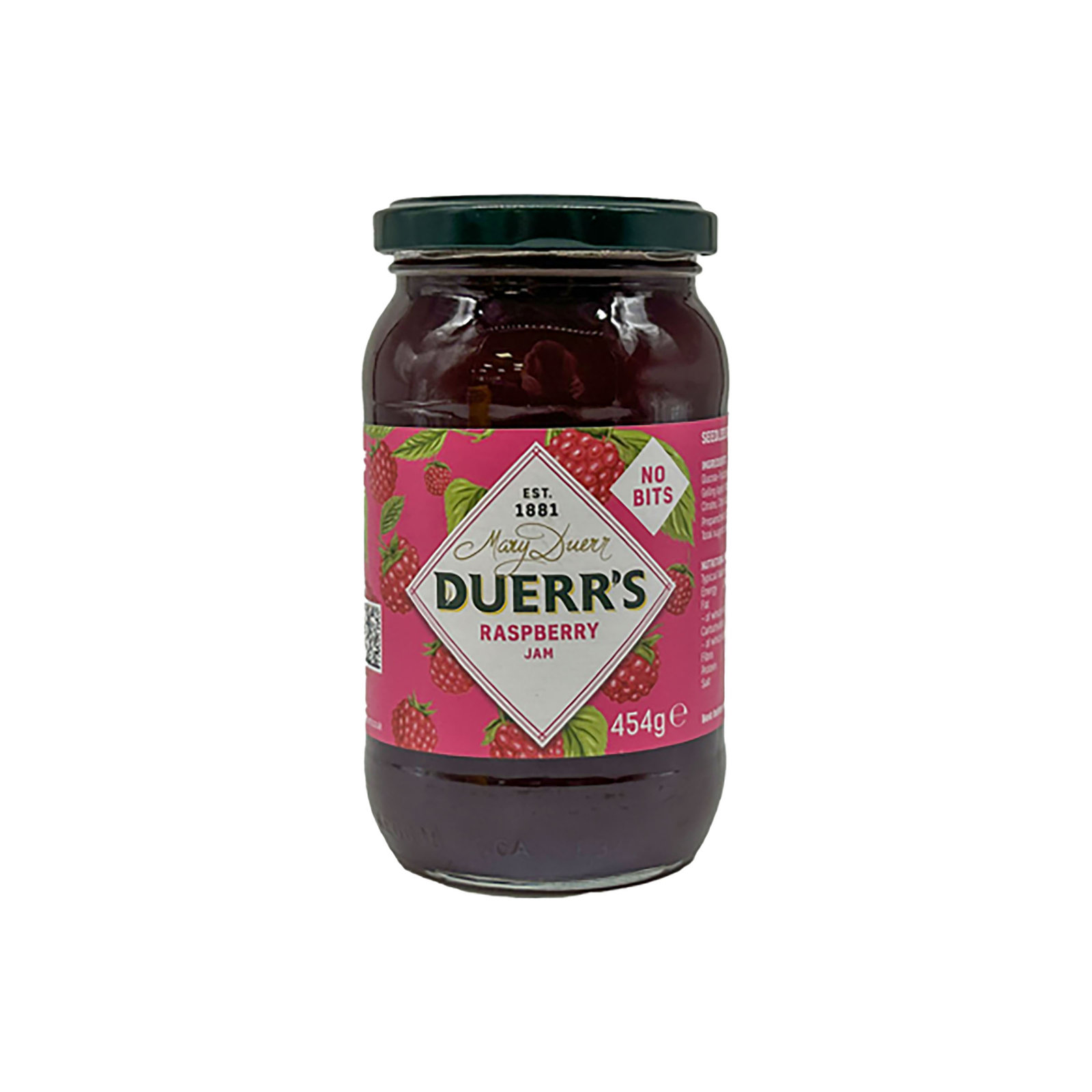 Duerr's Seedless Raspberry Jam 454g