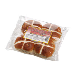 Country Oven 4 Hot Cross Buns