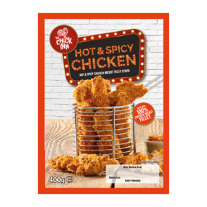 The Chick Inn Hot & Spicy Chicken Strips 400g