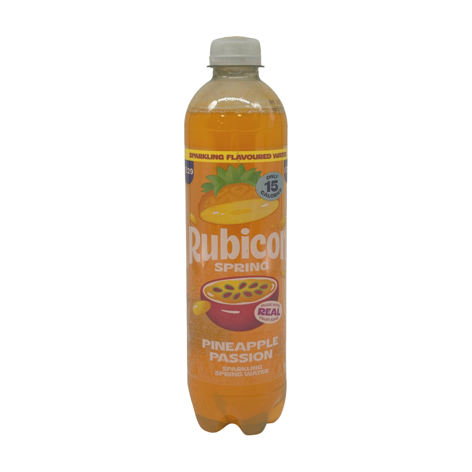 Rubicon Raw Sparkling Pineapple & Passionfruit (PMP £1.29) 500ml