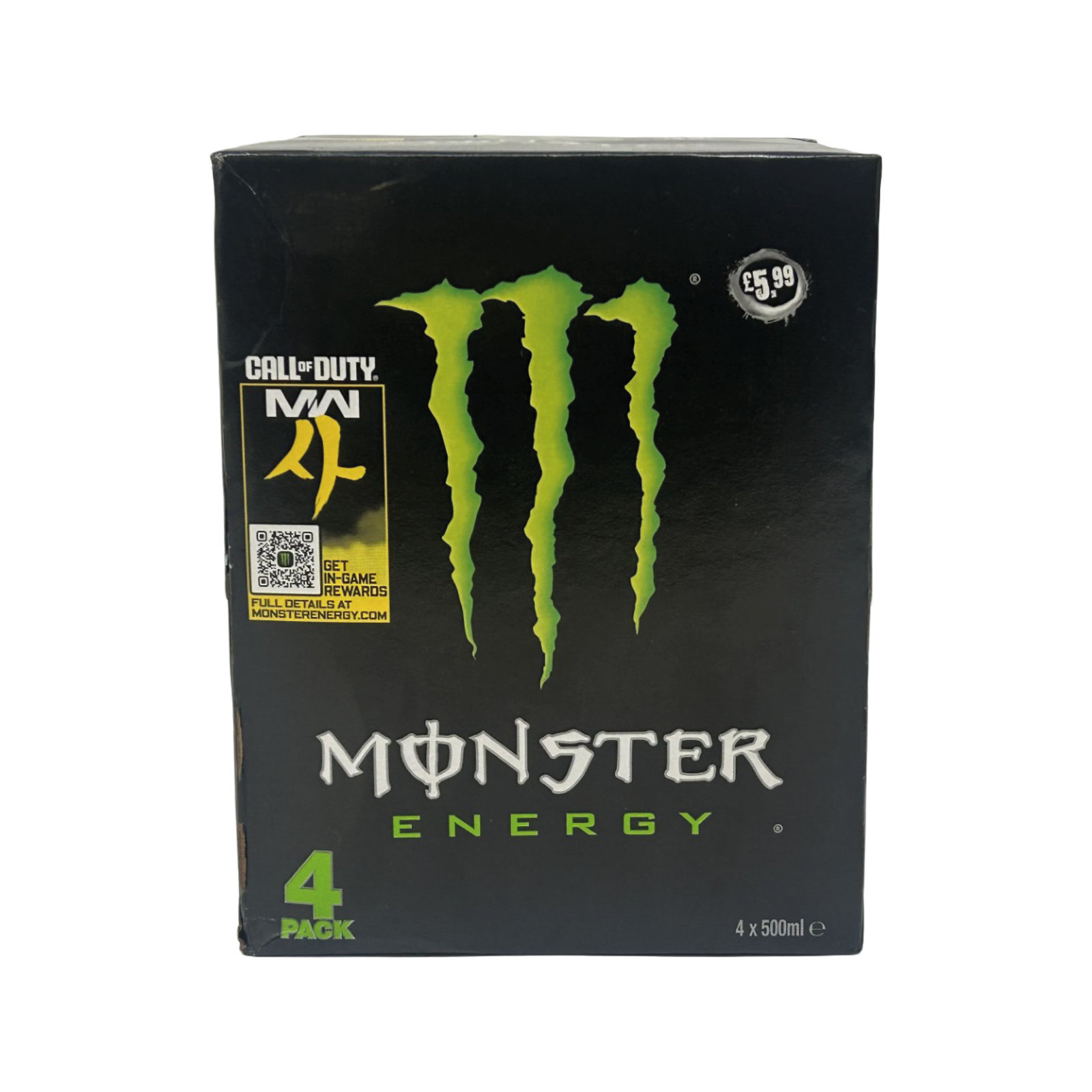 Monster Energy PMP (£5.99) 4×500ml