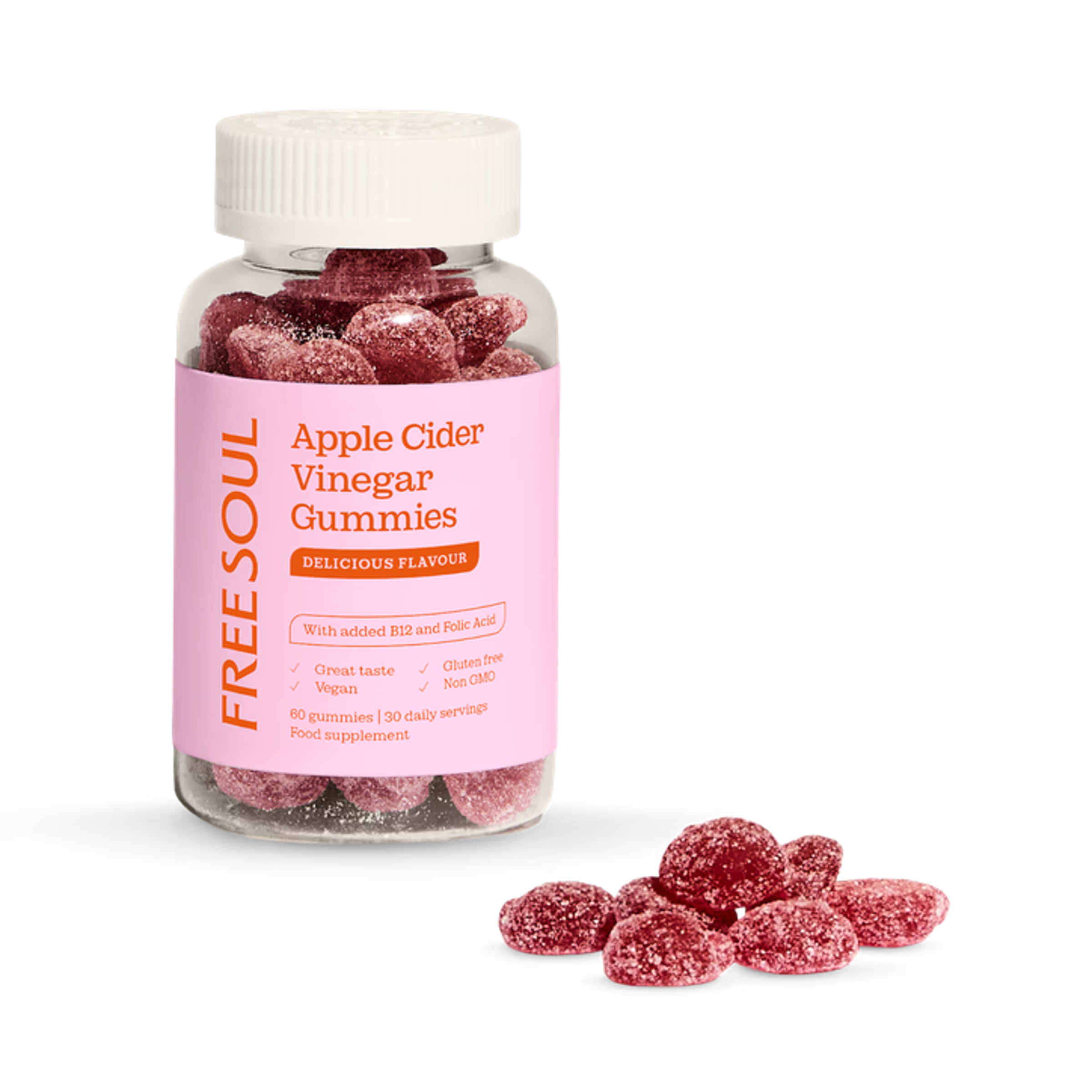 Free Soul Apple Cider Vinegar Gummies 60pk