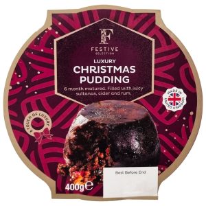 Festive Luxury Christmas Pudding 400g