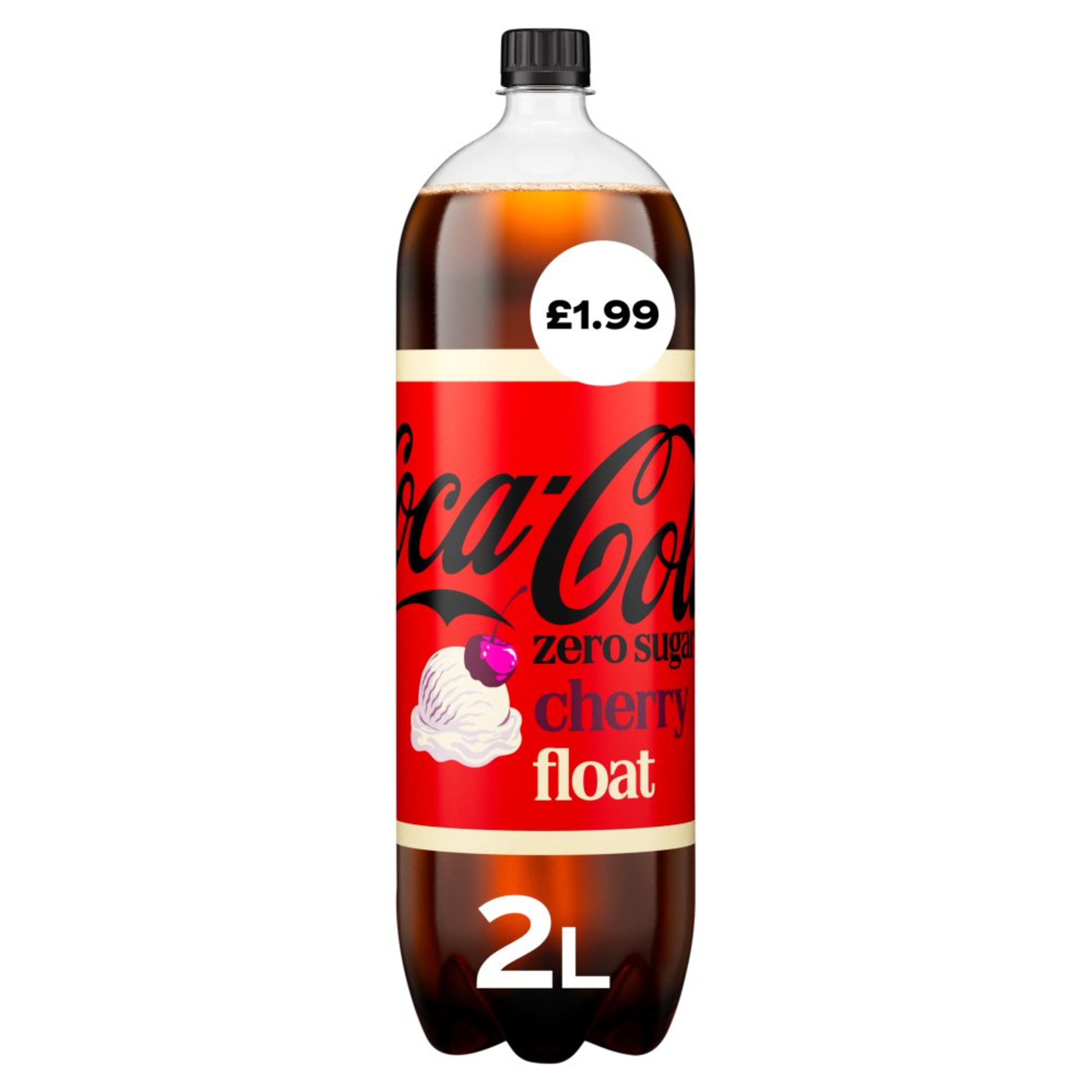 Coca Cola Zero Cherry Float PMP (PMP £1.99) 2L