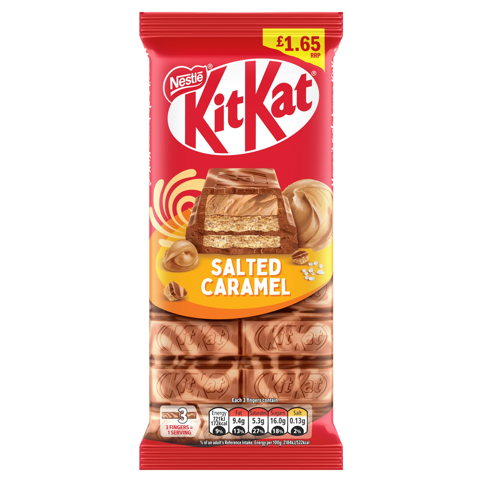 Kit Kat Salted Caramel Block PM (PMP £1.65) 99g
