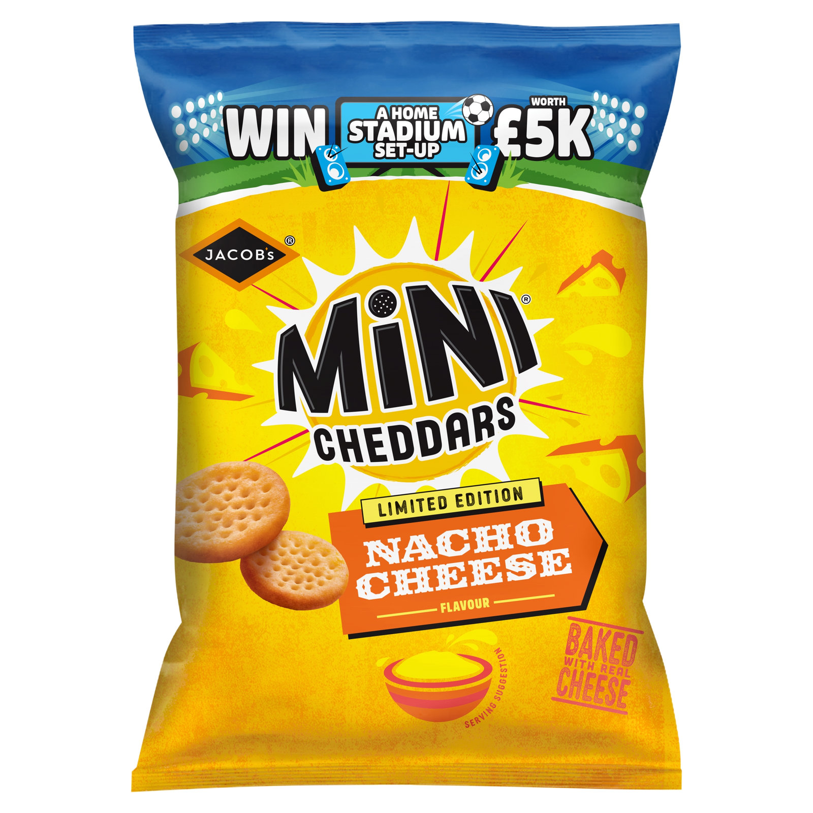 Jacobs Mini Cheddars Nacho Cheese 150g