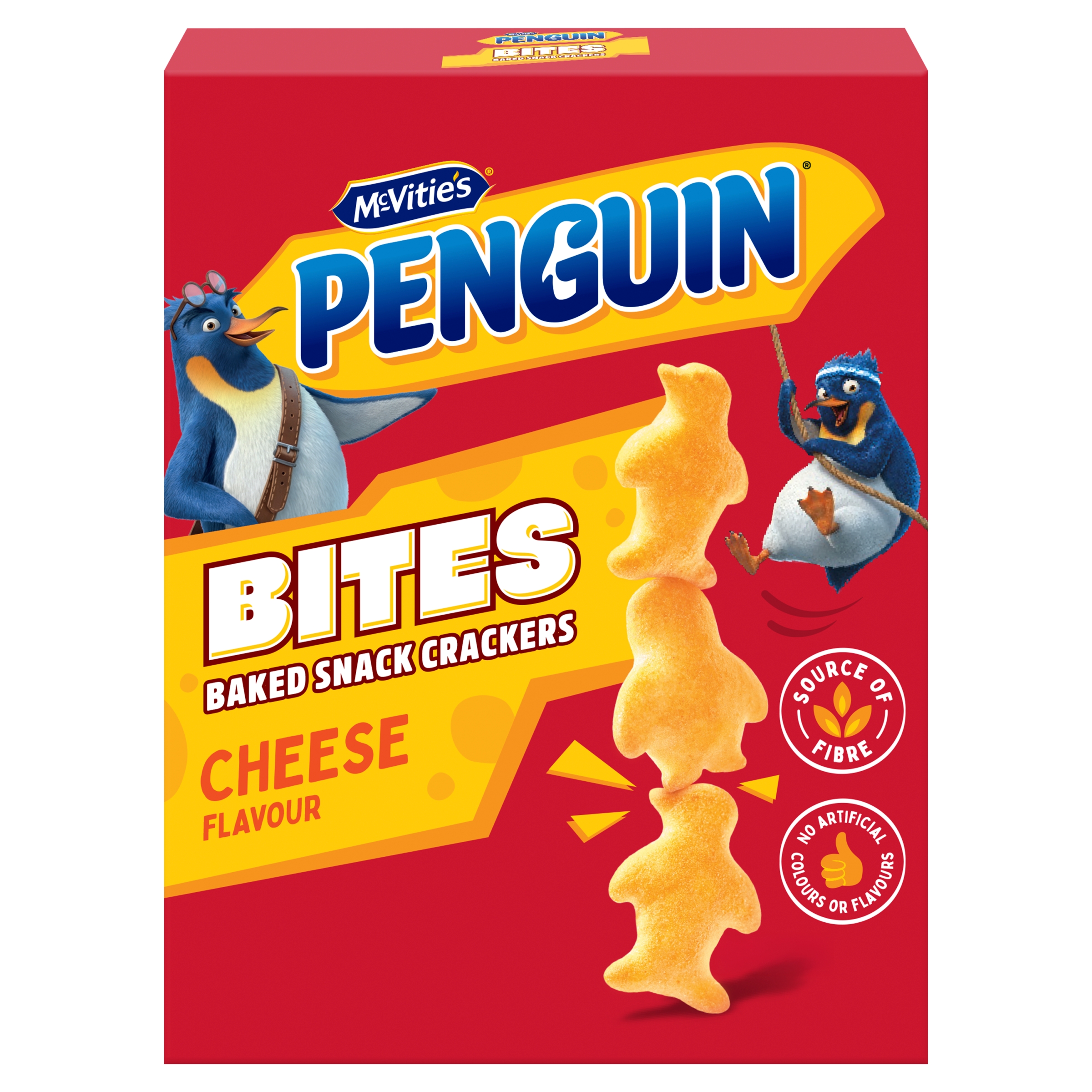 McVitie's Penguin Bites Baked Crackers Cheese Flavour 125g
