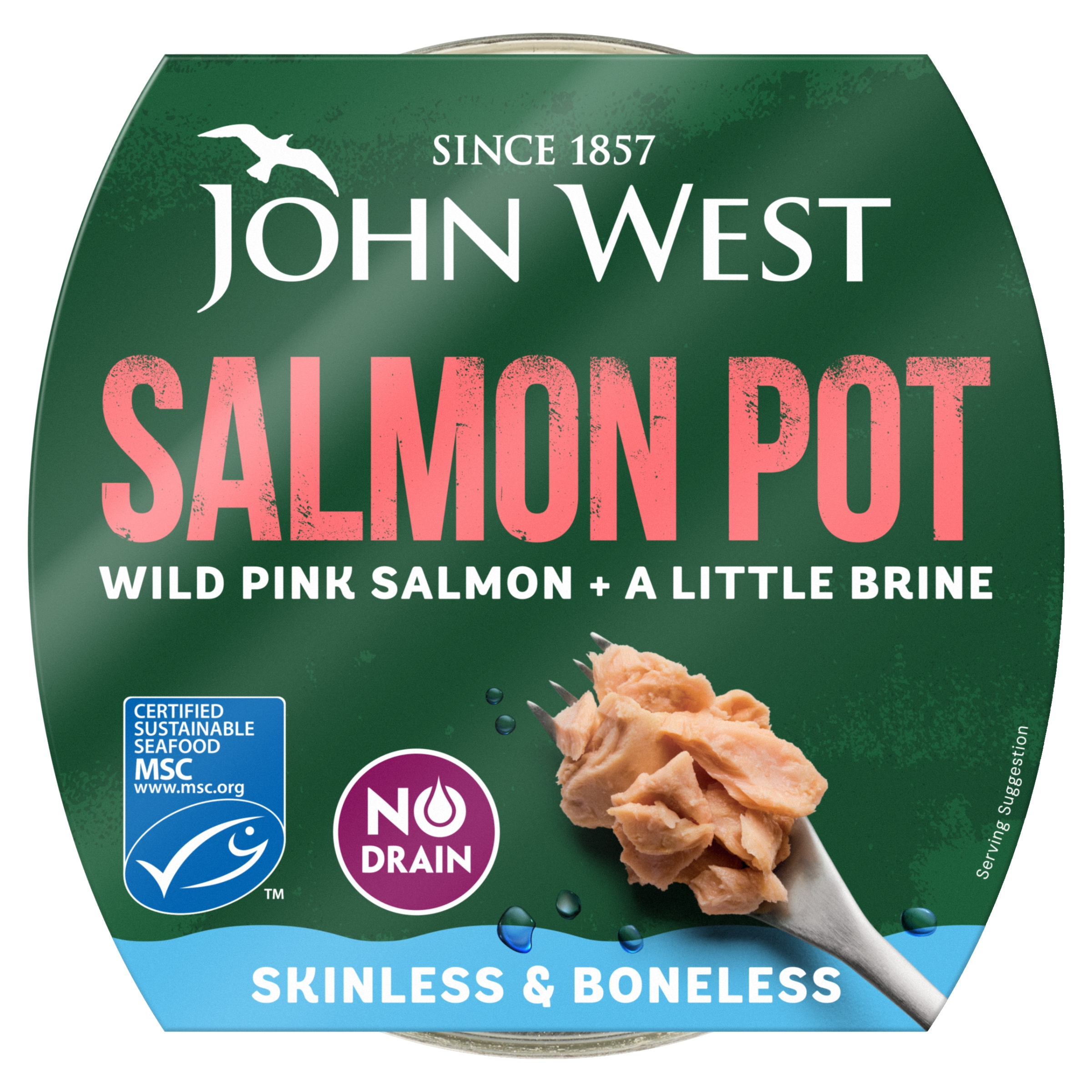 John West Pink Salmon Fridge Pot 80g