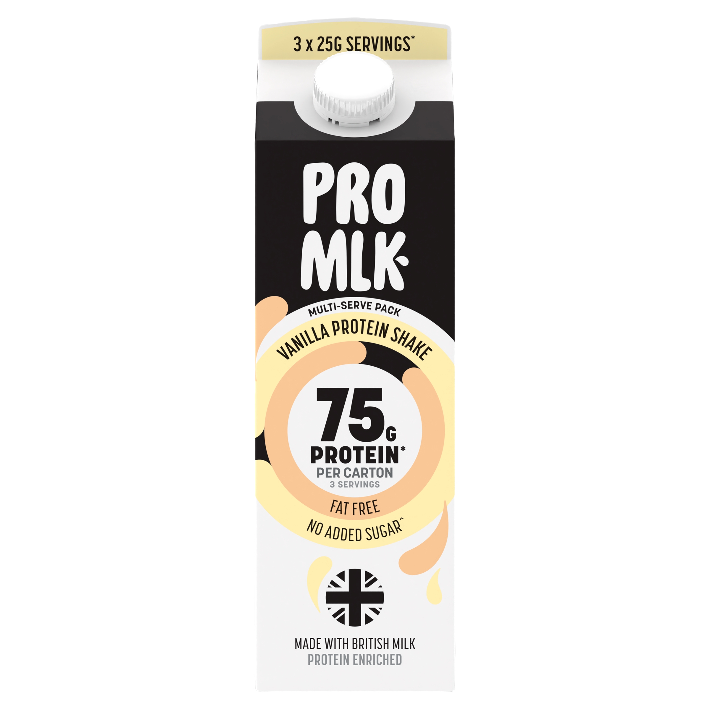 Promlk 75g Protein Vanilla Shake 1L