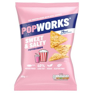 Popworks Sweet & Salty Popcorn Crisps 85g