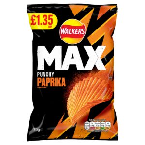 Walkers Max Paprika PM (PMP £1.35) 70g