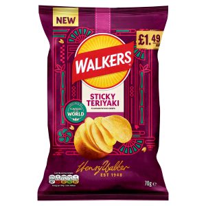 Walkers Sticky Teriyaki (PMP £1.49) 70g