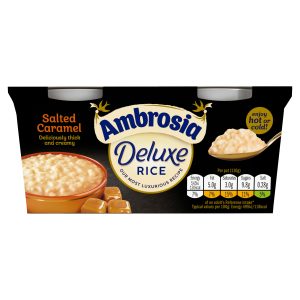 Ambrosia Deluxe Salted Caramel Rice Pot 2×110g