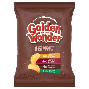 Golden Wonder Meaty Crisp 16×25g