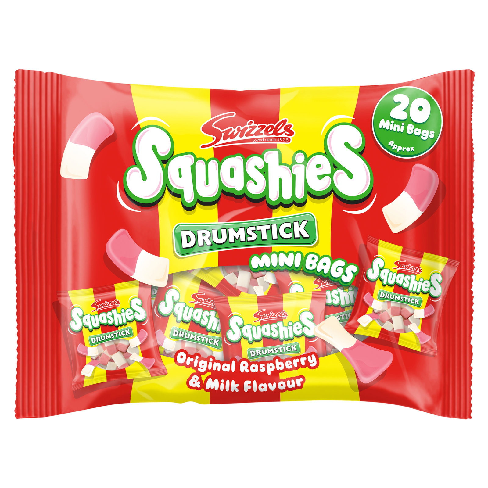 Swizzels Drumsticks Squashies Mini Bags 280g