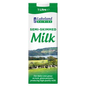 Lakeland Dairies Semi Skimmed Milk 1L