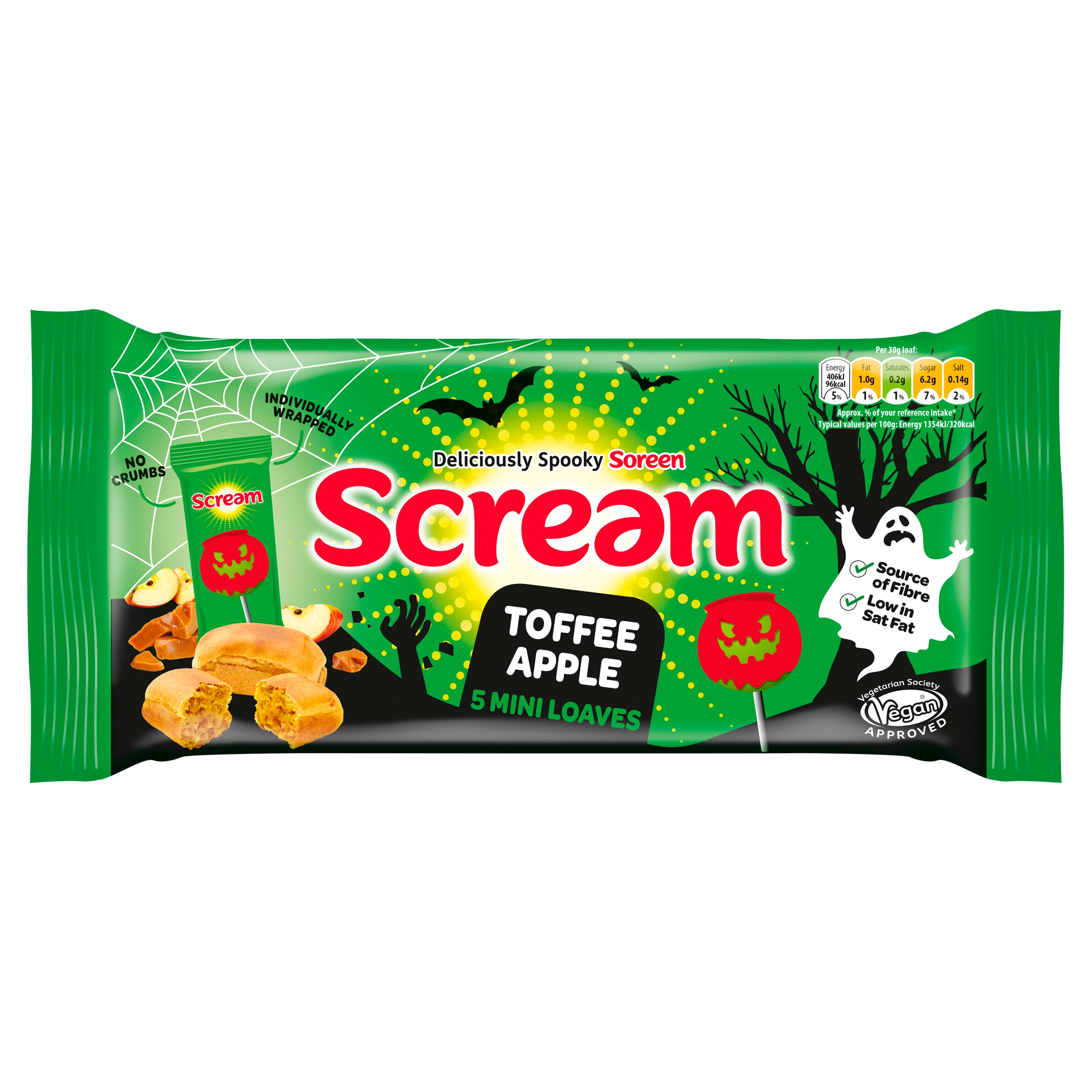 Soreen Scream Toffee Apple Mini loaves 5×30g