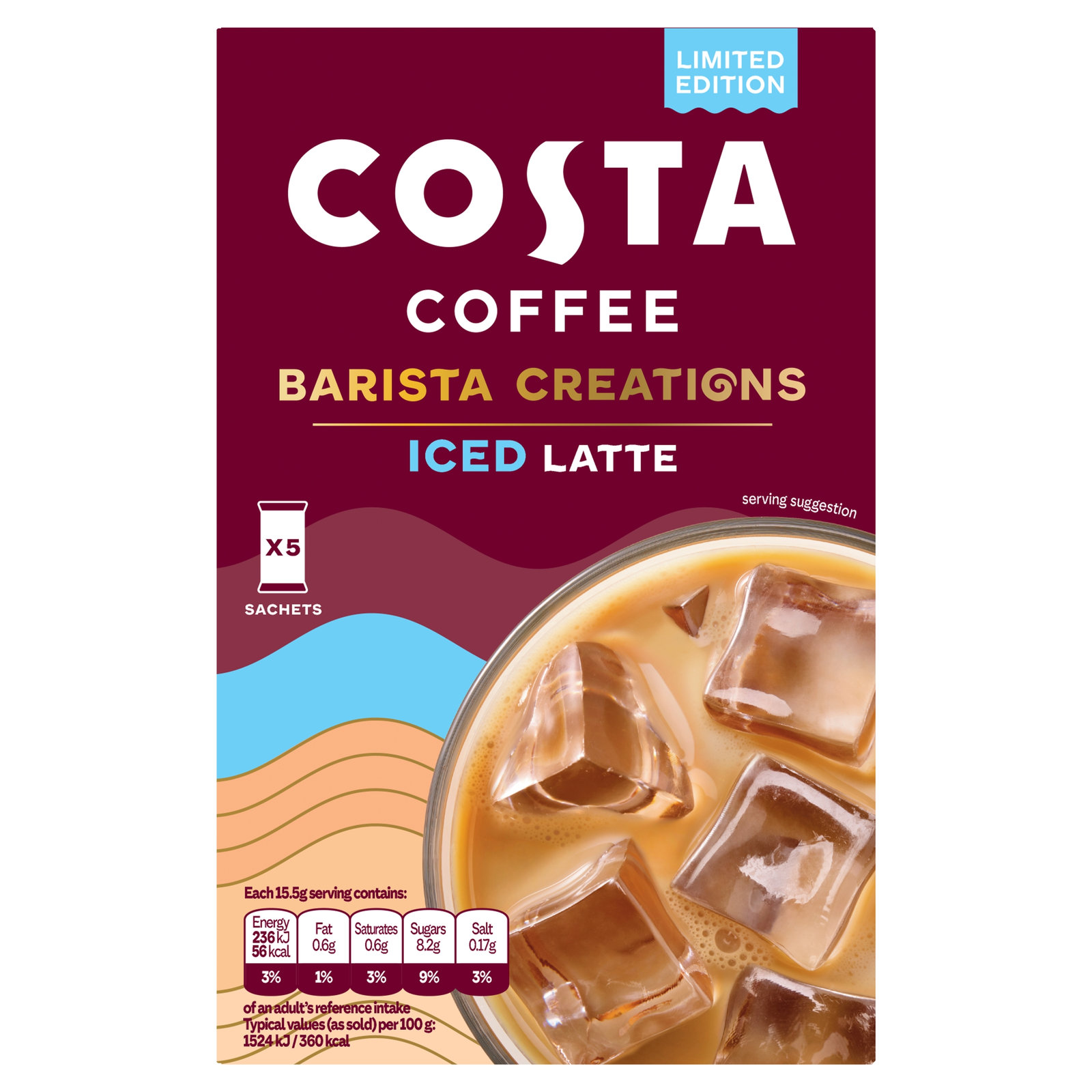 Costa Iced Latte 5pk