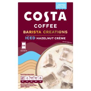 Costa Ice Hazelnut Cream 5×14.5g