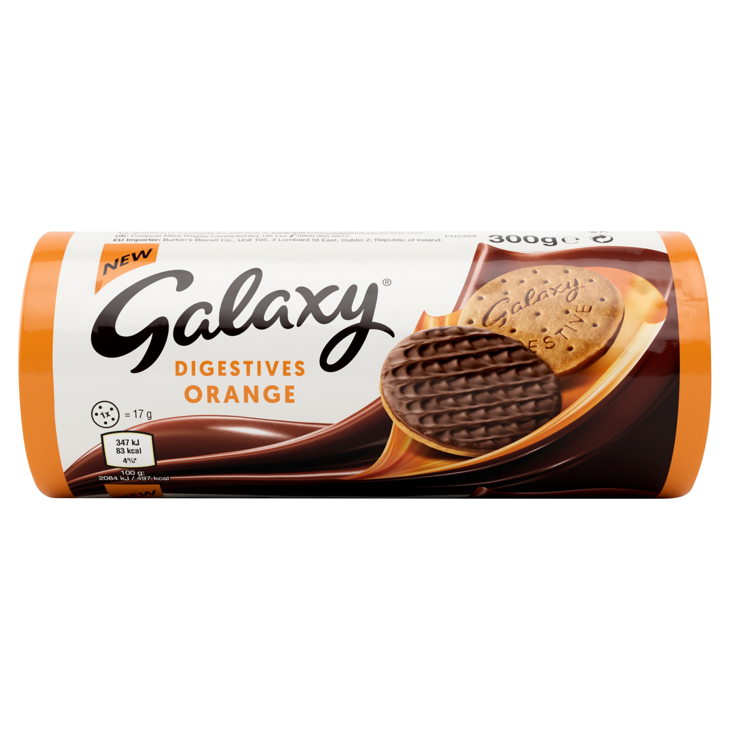 Galaxy Milk Chocolate Orange Digestives 300g