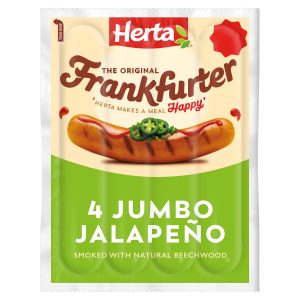 Herta 4 Jalapeno Frankfurters 360g