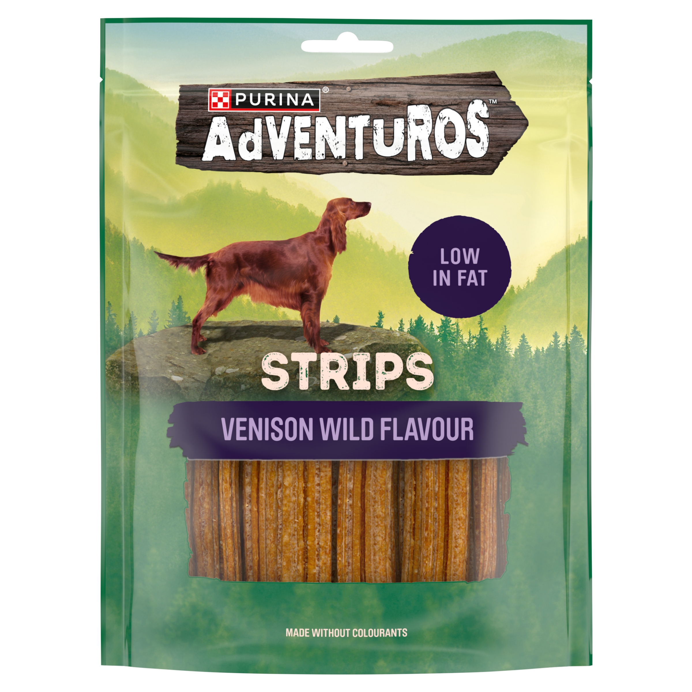 Adventuros Strips Dog Treat Venison Flavour