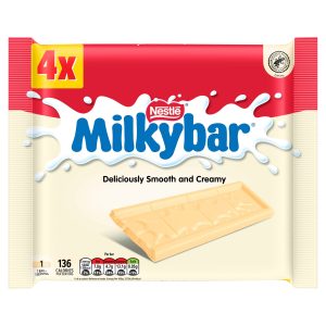 Milkybar White Medium Bar 4×25g