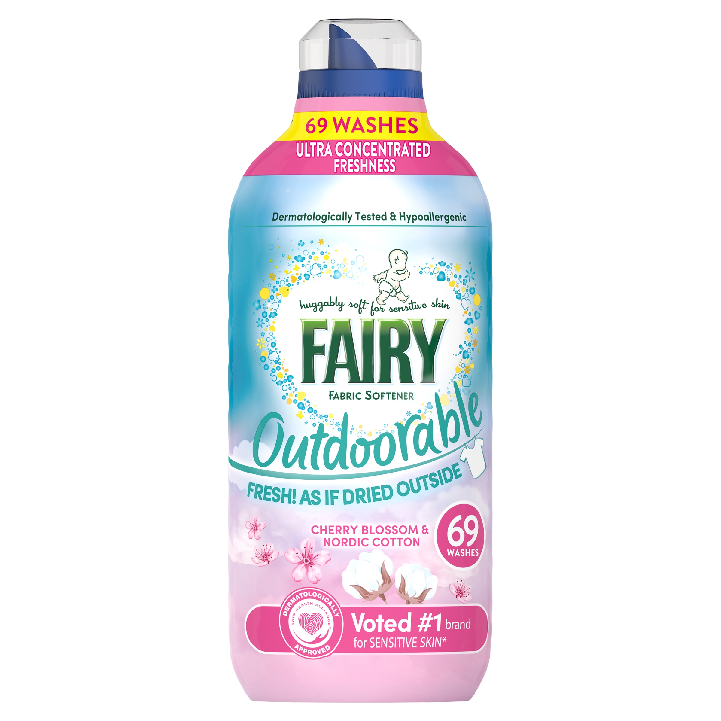 Fairy Outdoorable Cherry Blossom & Nordic Cotton 60 Washes