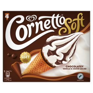 Cornetto Soft Chocolatey 4×140ml