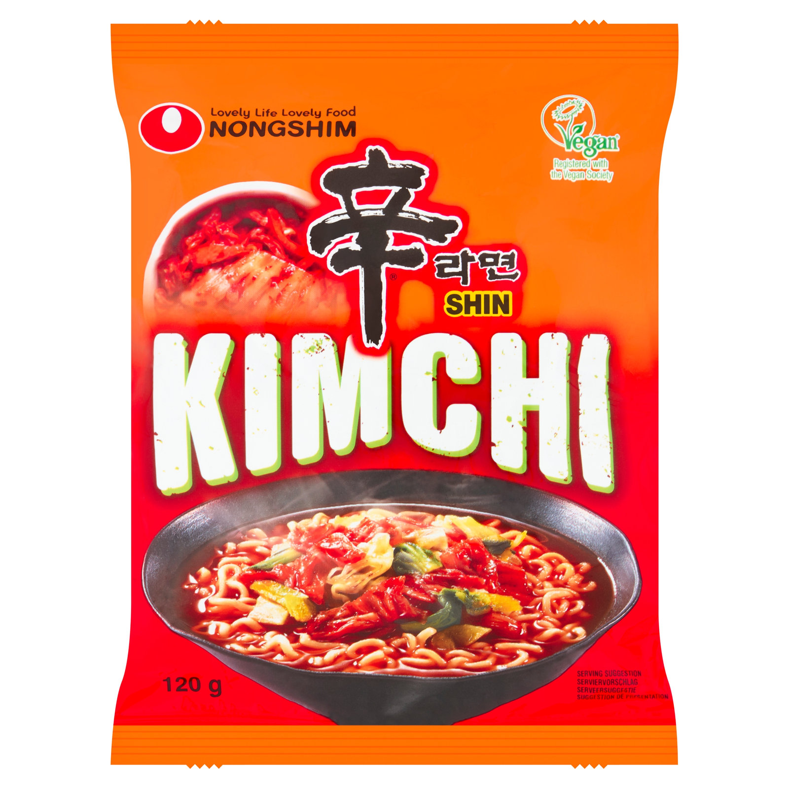 Nongshim Kimchi Ramyan Noodles 120g
