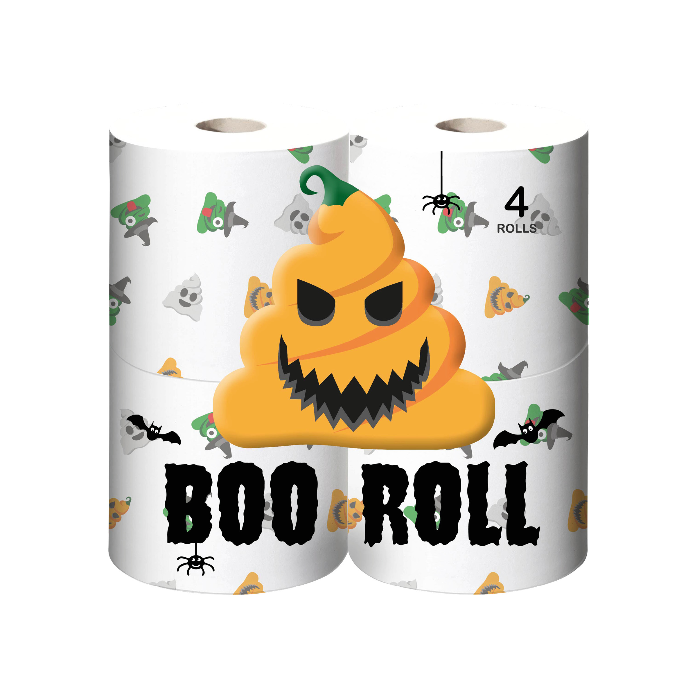 Reflections Boo Roll 3 Ply Toilet Tissue 4roll