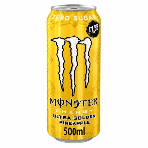 Monster Ultra Gold Pineapple Zero Sugar (PMP £1.55) 500ml